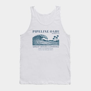 Pipeline Hawaii surf 8204 Tank Top